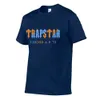 Trapstar t-shirt för män med kort ärmtryck kläder herr designer t-shirts Sport Sommar Svarta mode pikétröjor herr kvinnor T-shirt lyxiga kläder dunk skjorta