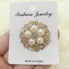 Nieuwe parelbroche geavanceerd gevoel diamant ingelegde bijen vlinder bakmingbird broche fashion tulpen broche