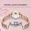 Montres-bracelets POEDAGAR montres de luxe pour dames haut marque en acier inoxydable étanche Quartz femme montre-bracelet Relogio Feminino fille Giftbox 230215