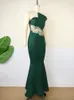 Plus -klänningar Ontinva Party Off Shoulder Dark Green Elegant Ladies Evening Birthday Cocktail Event Prom Bowns Outfits 4xl