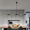 Kolye lambalar Modern LED ışıkları kapalı aydınlatma yemek masası tavan avize hafif oturma odası dekorasyon mutfak asılı lamba