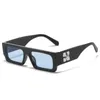 Mode Offs Cadres Lunettes De Soleil De Luxe Style Carré Marque Lunettes De Soleil Flèche x Cadre Noir Lunettes Tendance Lunettes De Soleil Lumineux Sports Voyage Lunettes De Soleil LuoiqeoeL4BR