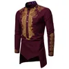 Heren Casual shirts mode Afrika kleding lange pullovers kleren kleding hiphop gewaad Afrikaine stijl voor 230214