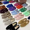 Обувь для обуви LOROPIANA онлайн женская обувь осенний стиль кожаная LP Loafer обувь большие мягкие дно в британском стиле повседневная обувь