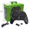 Kontrolery gier przewodowy/bezprzewodowy kontroler Xbox One z kluczowym kluczem joystick Gamepad 2.4G Series S/X Joypad PC