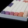 Claviers 143 fumée nuage Keycaps cerise profil colorant sous épais PBT 5 côtés Keycap ensemble pour ANSI 104 TKL GK61 96 75 GMMK NCR80 Mx clavier T230215