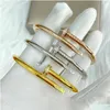 Andra armband Fashion Designers Charm Bangle smycken Högkvalitativ klassisk Mens Armband Non Fading Jewelys Gift for Men and Women DHGFI