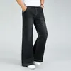 Męskie dżinsy dla mężczyzn Rozkloszowane mikro -dżinsowe spodnie klasyczne ddesign