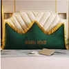 Pillow Crown Bedside Covers Decorative S For Sofa Kit Tatami Pouf Simple Backrest Two Office Chairs Blankets