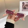 Sonnenbrille Hot Fashion Coole Sonnenbrille mit quadratischem Rahmen Trendy Hip-Hop Bunte Damenbrille Neu Beliebt für Männer Frauen Reisen Shades G230214