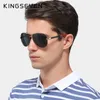 Óculos de sol Kingseven Men Men vintage Óculos de sol polarizados de alumínio Classic Brand Sun Glasses Coating Lens Driving Eyewear para Menwomen 230215