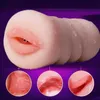 Sex Toy Massager Realistic Pussy Pocket Male Masturbator Oral Artificial Vagina Mouth Anal Vibrator Sex toys Toys for Men Erotic