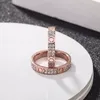 Paar Diamant-Schraubring Damen Edelstahl Zirkon Schmuck Geschenke für Frau Accessoires Großhandel
