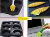 シリコンベーキングパンケーキツールペストリーオイルクリームバーベキュー調理器具安全用バスチューブラシ