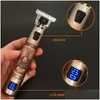 Elektriska rakare Hårtrimmer Barber Clipper Cordless Cutting Hine Beard Shaving Wireless Razor Men Shaver 220521 Drop Delivery Heal Dhkaw