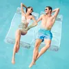 Şişme şamandıra tüpleri 1/2pcs su hamak recliner şişme yüzer yüzme yatak deniz yüzme yüzüğü parti oyuncak salon yatağı yüzme için 230215