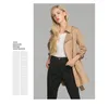 Damen-Trenchmäntel Drei SZWENSIDI viertellanger Trenchcoat für Damen Wildlederqualität über schlanker Damen-Oberbekleidung 230215