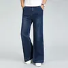 Jeans Pour Hommes Pantalon En Denim Micro Stretch Évasé Pour Hommes Classique Ddesign