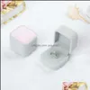 Jewelry Boxes Fashion Veet Cases For Only Rings Earrings 12 Color Gift Packaging Display Size 5Cmx4.5Cmx4Cm Drop Delivery Dh5Mg