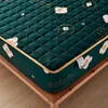 Protège-matelas Épaissir Couvre-matelas matelassé Lit King Queen Drap-housse Surmatelas antibactérien Surmatelas perméable à l'air AUCUN taie d'oreiller 230214