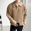 Men's Sweaters Stylish Spring Sweater Long Sleeve Anti-pilling Wear-resistant Autumn Mid Length Men For Daily Life