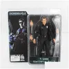 Action Toy Figures NECA Terminator T800 T1000 Endoskeleton PVC Figur Collectible Model 103 Drop Leverans Toys DHRD1