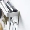 Hooks & Rails X7XD Wall-Mounted Magnetic Key Mail Holder Rack Organizer Shelf With 6 Tray
