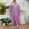 Abbigliamento etnico Abaya Dubai Caftano Turchia Arabo Musulmano Maxi Abito Manica A Pipistrello Veste Femme Islam Africano Lungo Per Le Donne 2023 Ramadan Eid