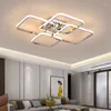 Kroonluchters oppervlakte gemonteerd moderne kroonluchter voor woonkamer Studie Room Studie Room Binnenverlichting Noordse LED Goud/Chorme CheMed 90-260V