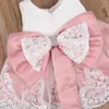 Girl Dresses Summer Fashion Born Baby Wedding Party Pageant Formal Princess Bowknot Sundress Tutu Dress Clothes
