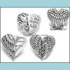 CLASPS HOOKS Noosa Wings Heart Ginger Snap I Love You to the Moon and Back Chunks 18mm Button Diy Armband Halsband smycken present Dhvo0