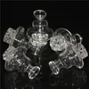 Glass Carb Cap Quartz Colorful Smoking Cyclone Spinning Bubble Caps for spin Thermal banger Nail Rig bowl Water Pipe bong