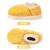 Slippers winter voor dames dames warme gesloten achterhuis schoenen gezellige slip aan met pluche voering binnen buiten