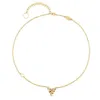 LW Women Necklace French Brand Jewelry T0p Quality Gold Plated 18K Designer Diamond Crystal H￶gsta r￤knekvalitet G￥va f￶r flickv￤n 015