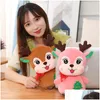 Animaux En Peluche En Peluche 2022 25 Cm Nouveau Style En Gros Dessin Animé Jouets Belle Petit Cerf Pour Noël Drop Delivery Cadeaux Dhvyw