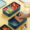 Lunch Boxes Portable Stainless Steel Thermal For Kids School Microwave Salad Fruit Food Container 230216
