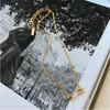 Pendant Necklaces Simple Necklace For Women Gold Pin Punk Chain Link Design Female Niche Web Celebrity NecklacePendant