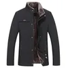 Heren Down Parkas Winter herenjack Warm Fleece Business Casual Standup Collar Parker Dikke jas 30 graden Warm Fur 230216