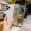 Transparent Carbon Fiber Pattern Phone Case For iPhone 14 Plus 13 12 11 Pro Max XS XR X 8 7 SE2020 Luxury Plating Soft Cover Shockproof