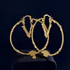 Gold Stud Womens Earring Ear Studs Designer Diom Orecchini Letter Earrings Wedding Party Emed Flower Vine Pattern 2308022BF s s