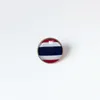 Parties Tha￯lande National Flag Brooch Coupe du Monde Broche de football de grande classe Banquet High Class Party Decoration Crystal Commorative Metal Badge