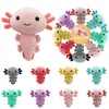 20 cm Cartoon Axolotl Plush Toys Doll Animal Plushies Figur Dockor Pink Axolotls fyllda barngåvor