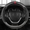 Coperchio del volante dello sterzo Coperchio per auto in pelle in fibra di carbonio 38 cm per E38 E39 E46 X3 X5 Z3 Z4 1/3/5/7 Accessori automatici