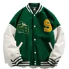 Damenjacken, amerikanische Buchstaben, bestickte Jacken, Mantel, Damen, Y2K, Street-Hip-Hop-Trend, Baseball-Uniform-Liebhaber, Übergröße, lässige, lockere Jacke 230216