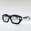Sonnenbrille KUB Maske Q6 Unregelmäßige klassische Steampunk Original personalisierte Designer-Acetat-Brille mit Etui
