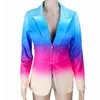 Costumes pour femmes toucher la peau à la mode femmes couleur unie costume manteau Blazer coupe-vent bureau fermeture à glissière vêtements d'extérieur