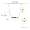 H￤nge halsband liten kedja f￶r flickor chic cz h￤nge kvinnors uttalande inledande smycken g￥vor krage de moda 2023 cn65