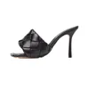 2023 شريحة مسطحة مثيرة Lido Sandals Womens Womens Slippers Square Square Shoes Weddes High Heels Shoes Shoes Top Quality 34-40