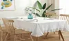 white linen table cloth