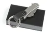 Promotion M2327 Small Karambit Claw Flipper Folding Knife D2 Stone Wash Blade TC4 Titanium Alloy Handle EDC Pocket Knives With Repair Tool